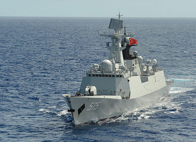 Chinese frigate (Wikimedia Commons)