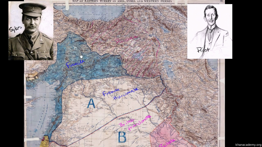 Sykes-Picot-Map