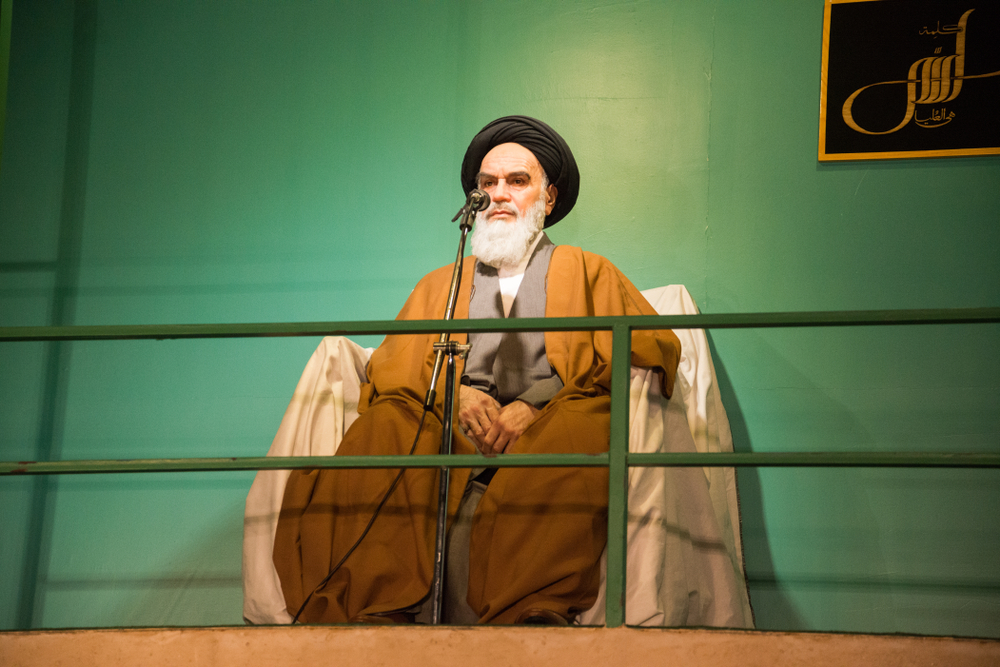 Wax figure of Ayatollah Khomenei (Pe3k via Shutterstock)