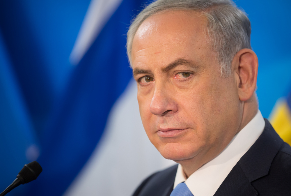 Benjamin Netanyahu (Drop of Light via Shutterstock)
