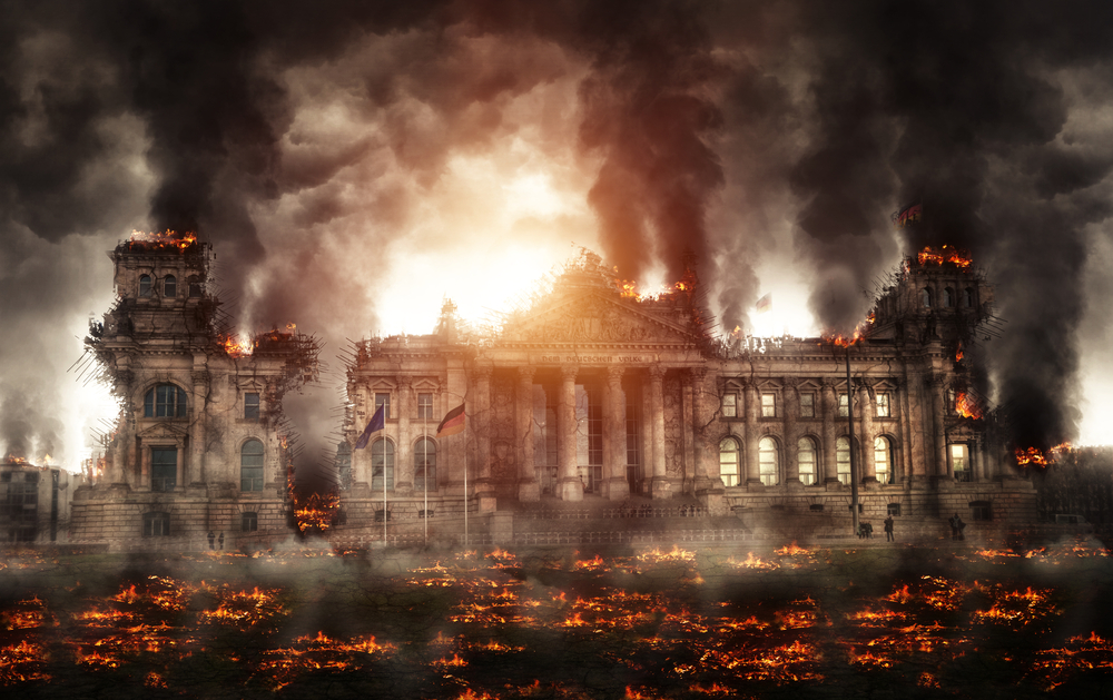 Reichstag fire (Shutterstock)